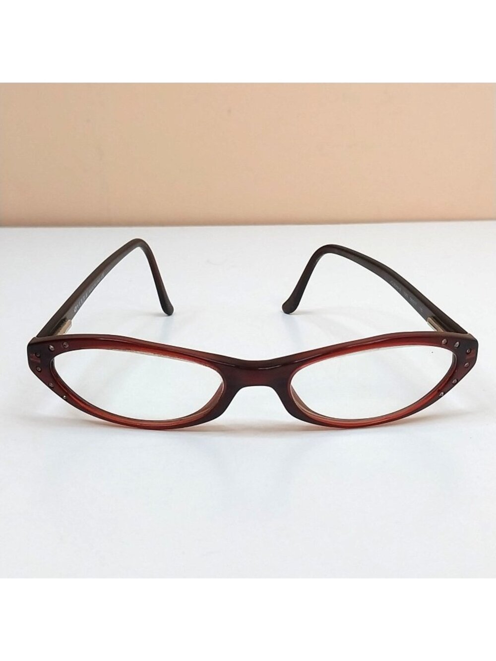 Vogue Kids Vintage Style Cat-Eye Eyeglasses Red Frame Rhinestones VO2249-B